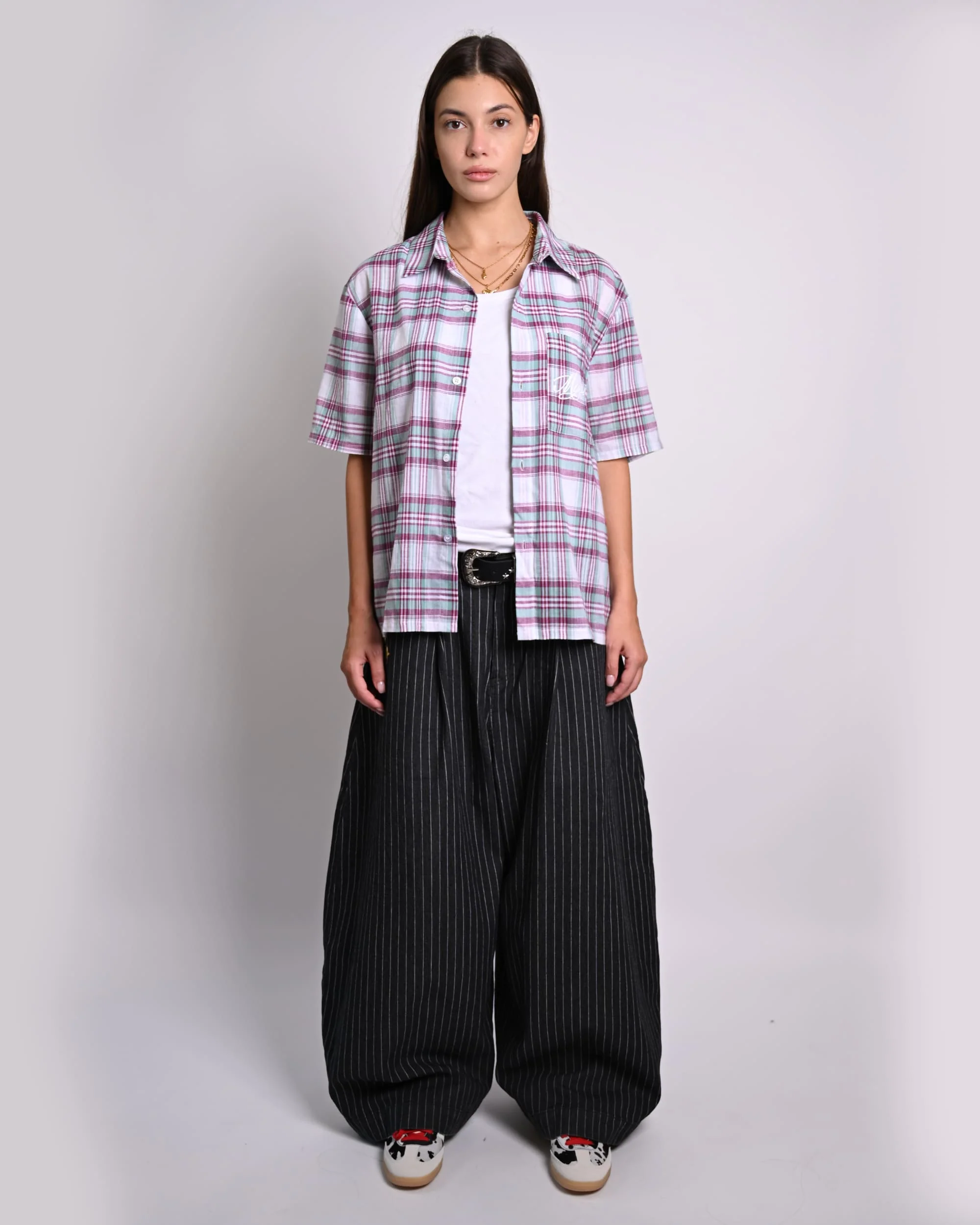 Aqua Star Plaid Shirt - Image 3