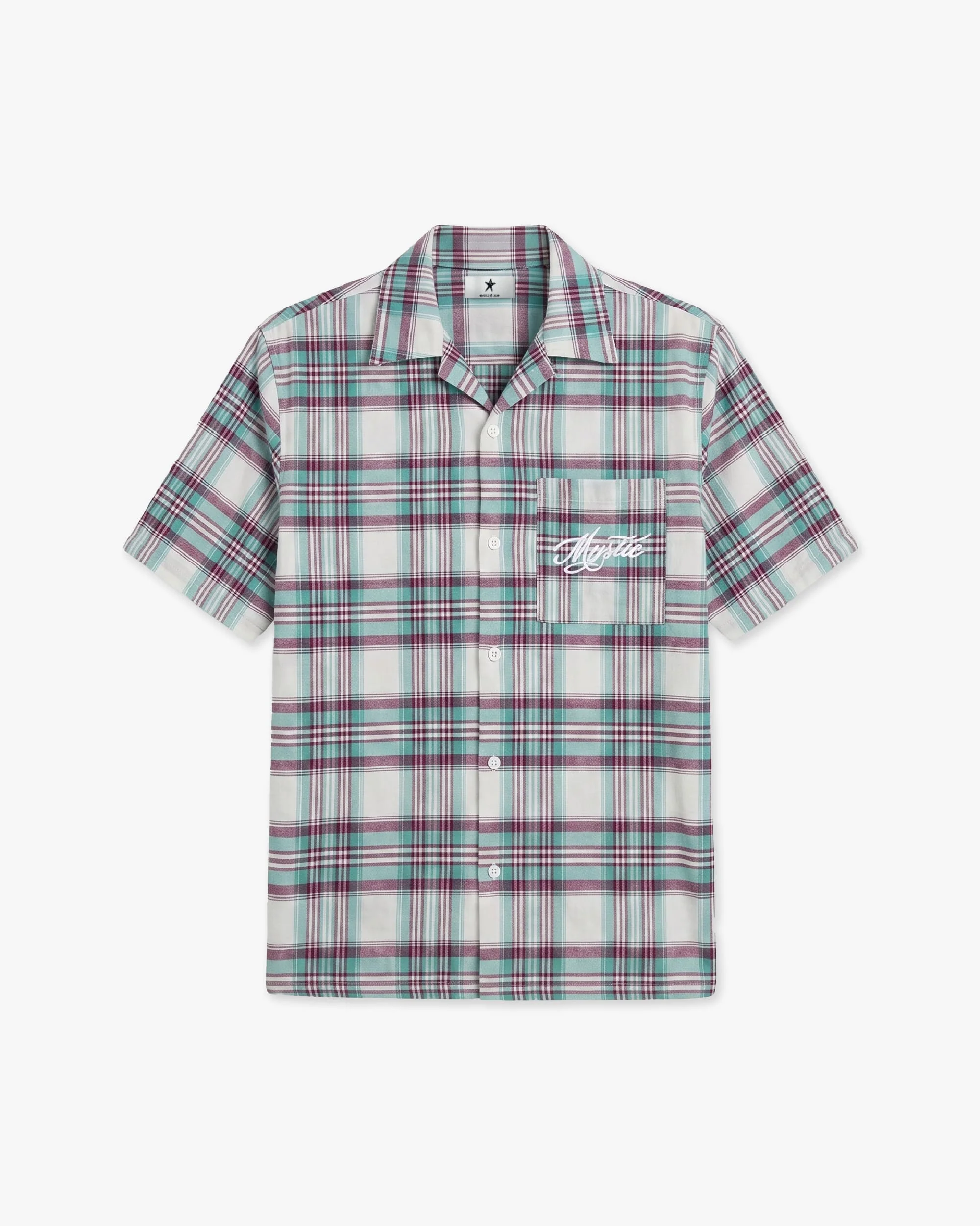 Aqua Star Plaid Shirt - Image 7