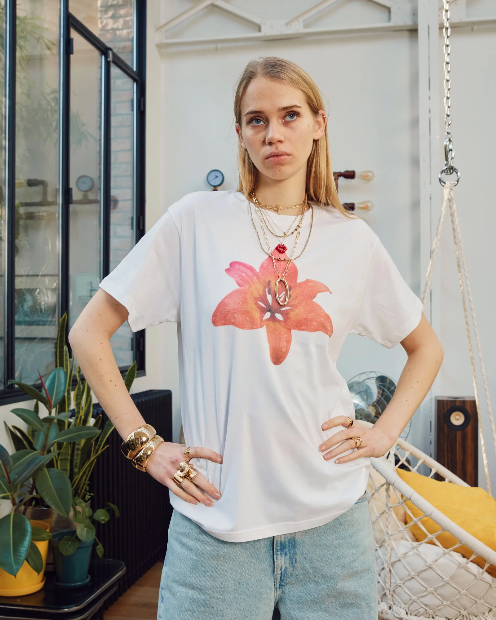 Fire Lily T-Shirt - Image 4