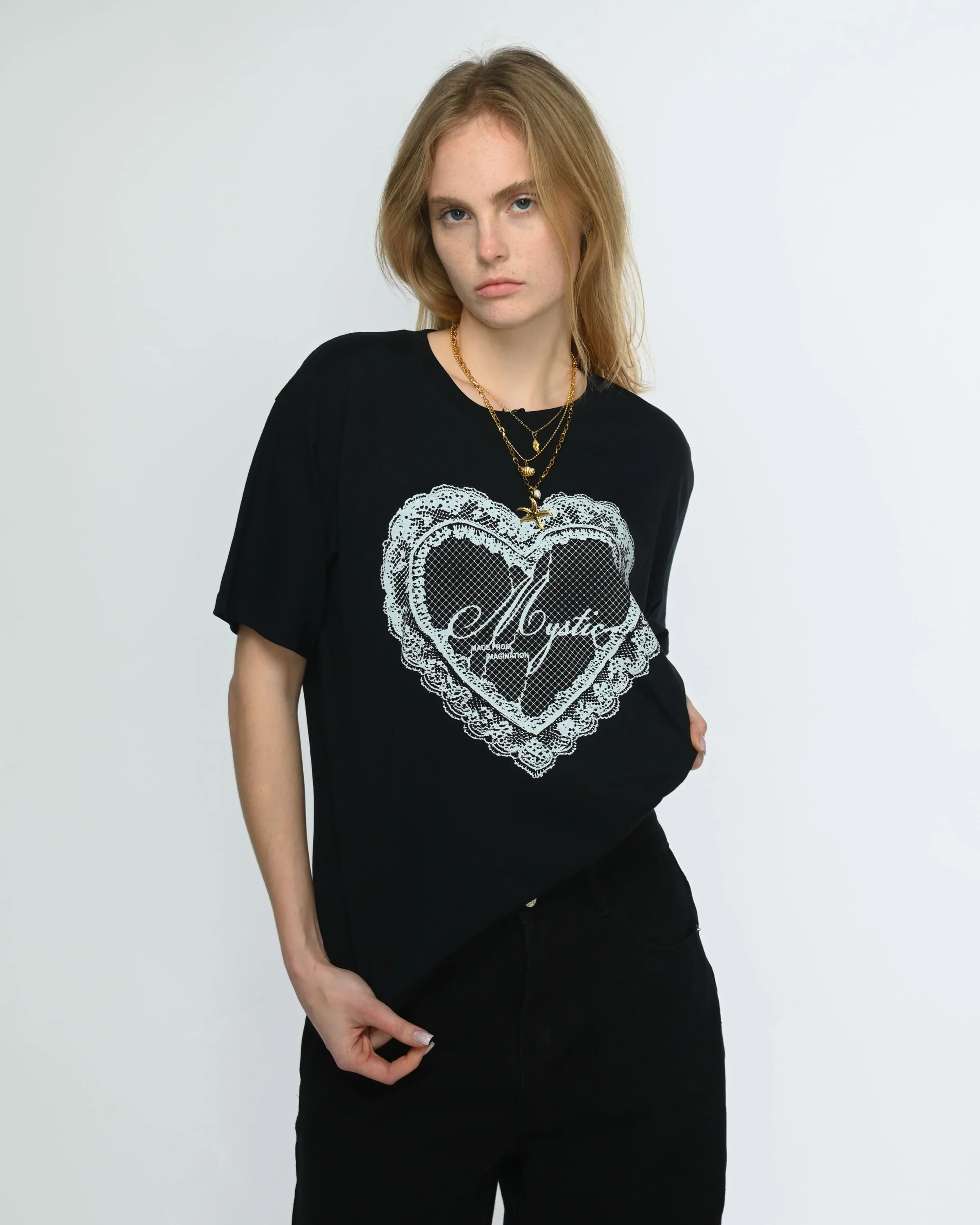 Lace Heart T-Shirt - Image 3