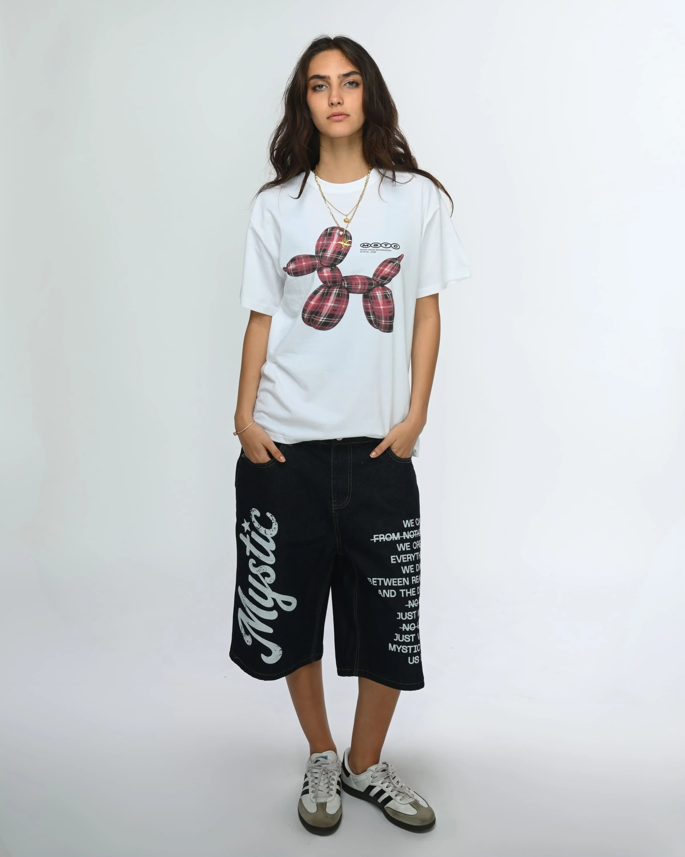 Plaid Balloon T-Shirt - Image 3