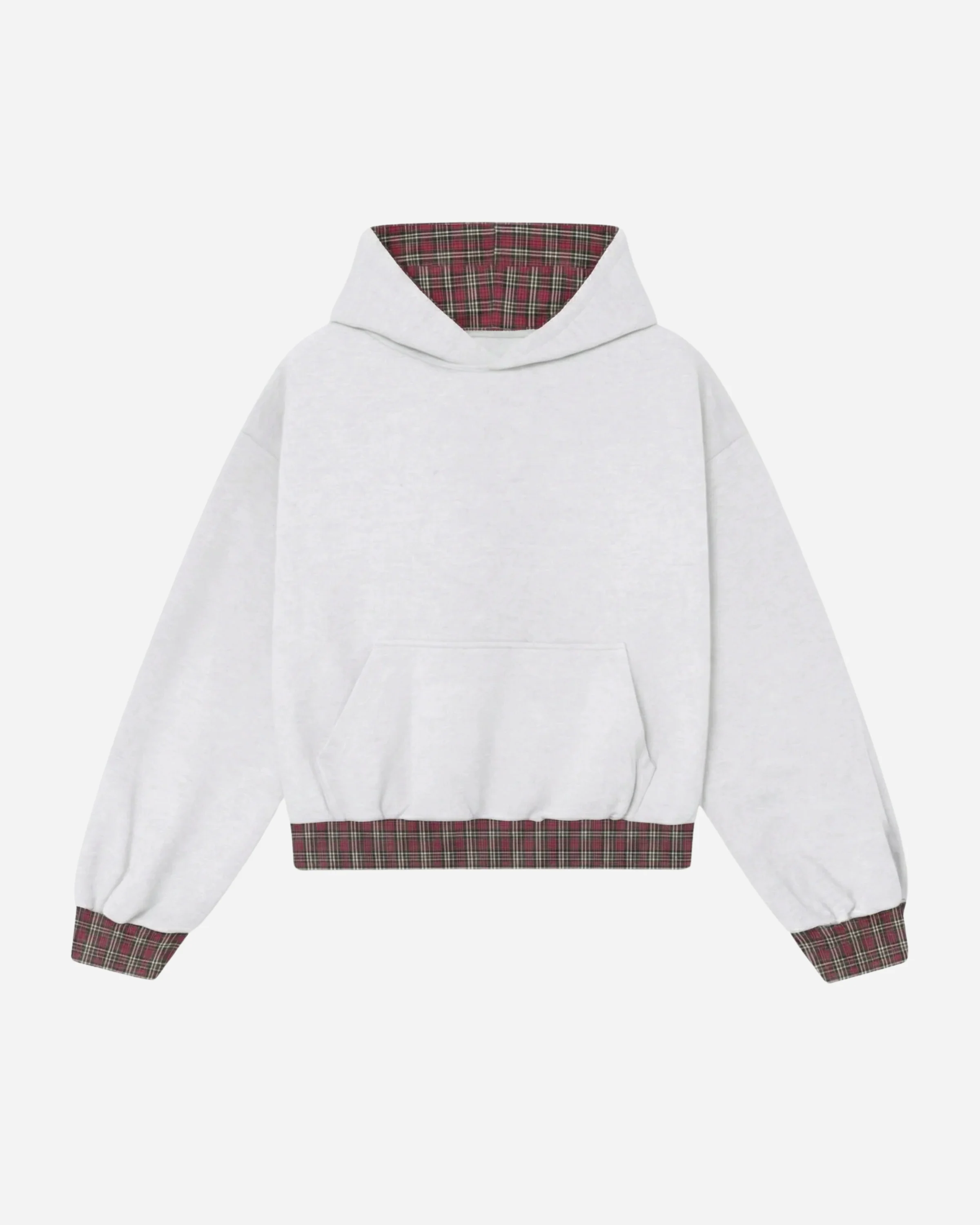 Plaid Layer Hoodie