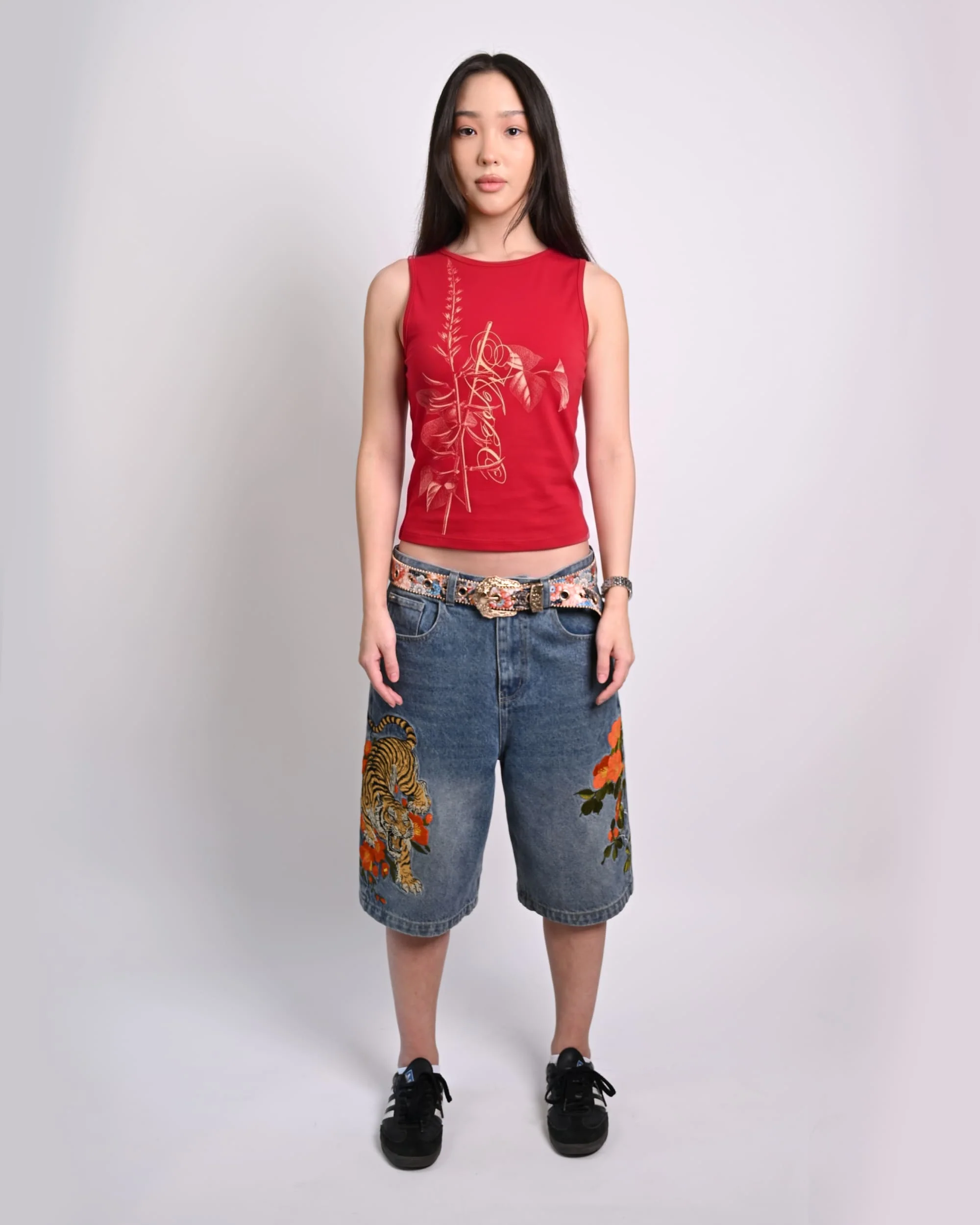 Scarlet Bloom Tank Top - Image 4