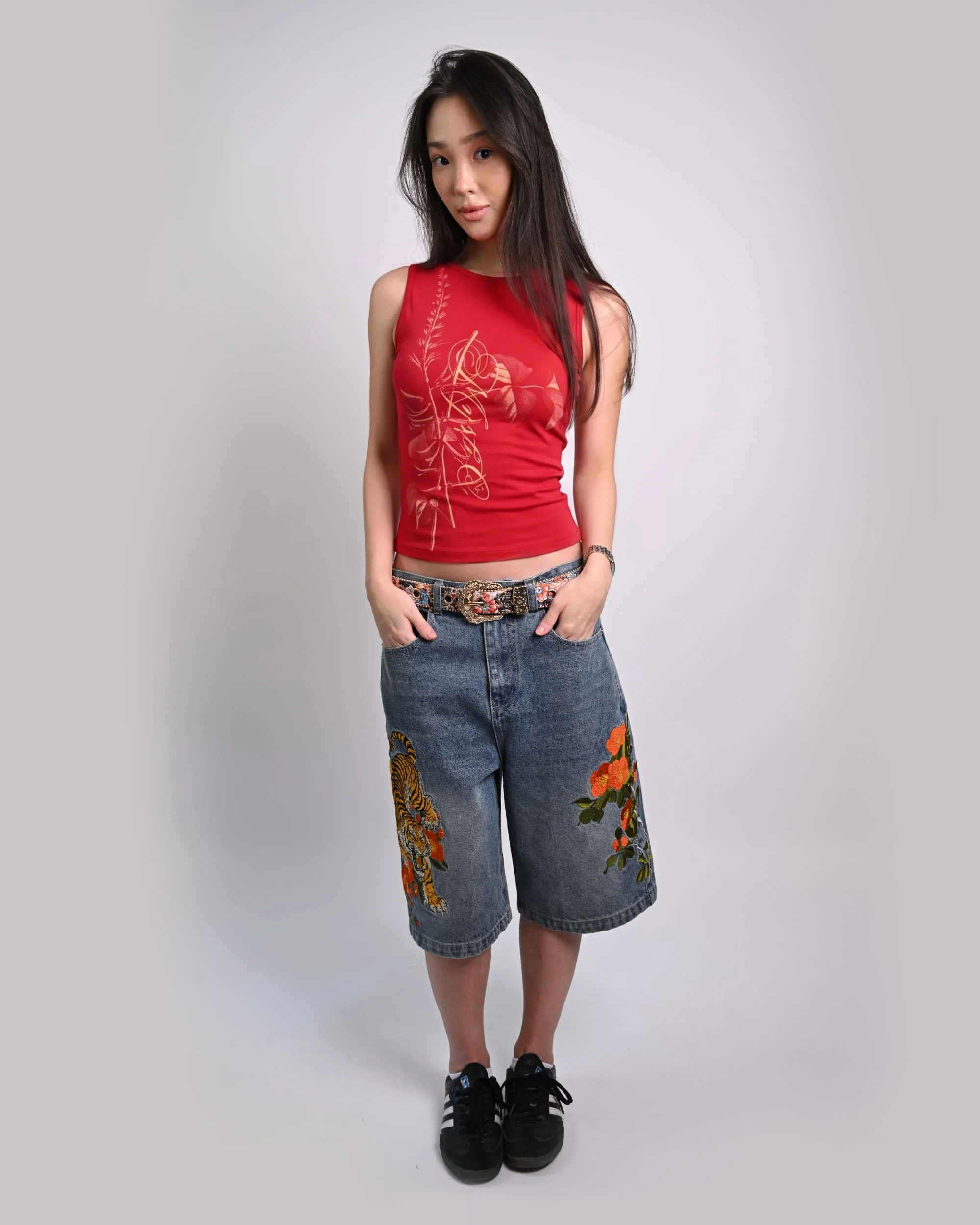 Scarlet Bloom Tank Top - Image 5