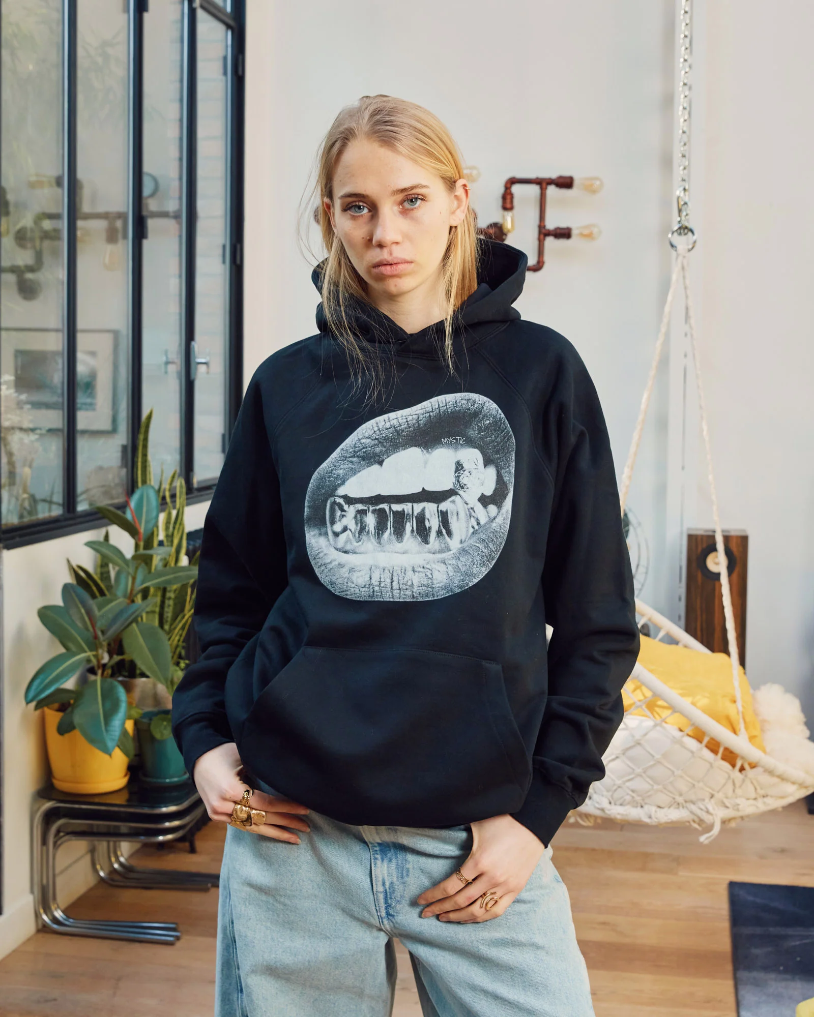 Silver Teeth Hoodie - Image 2