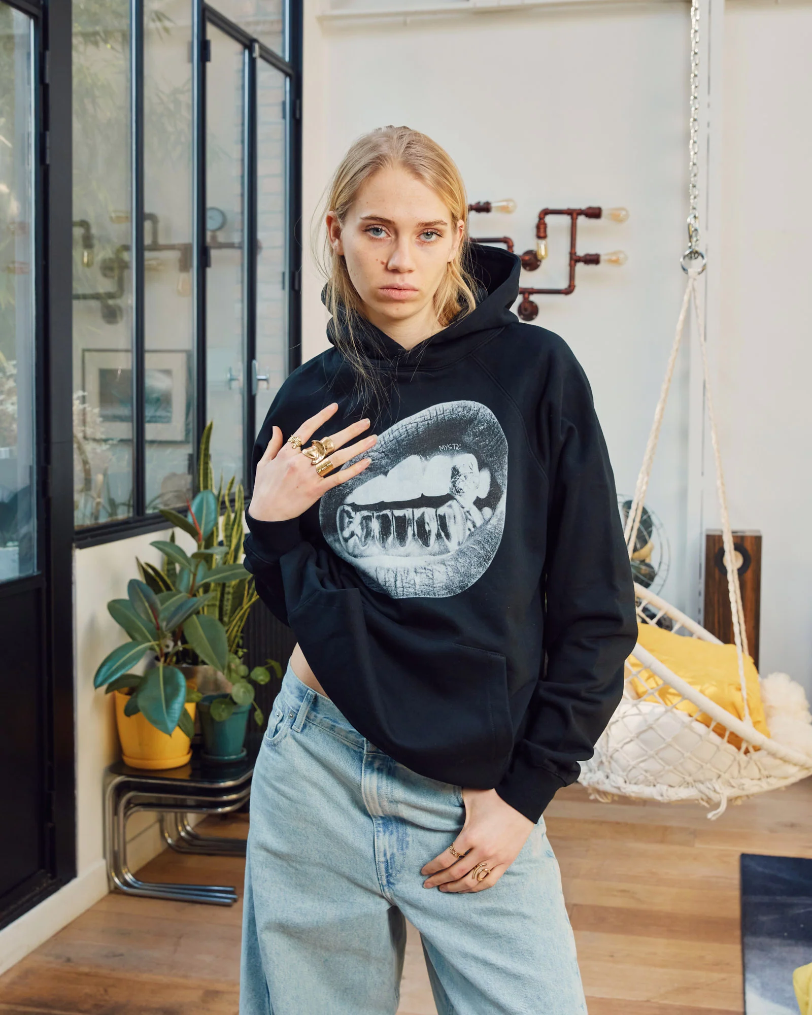Silver Teeth Hoodie - Image 4