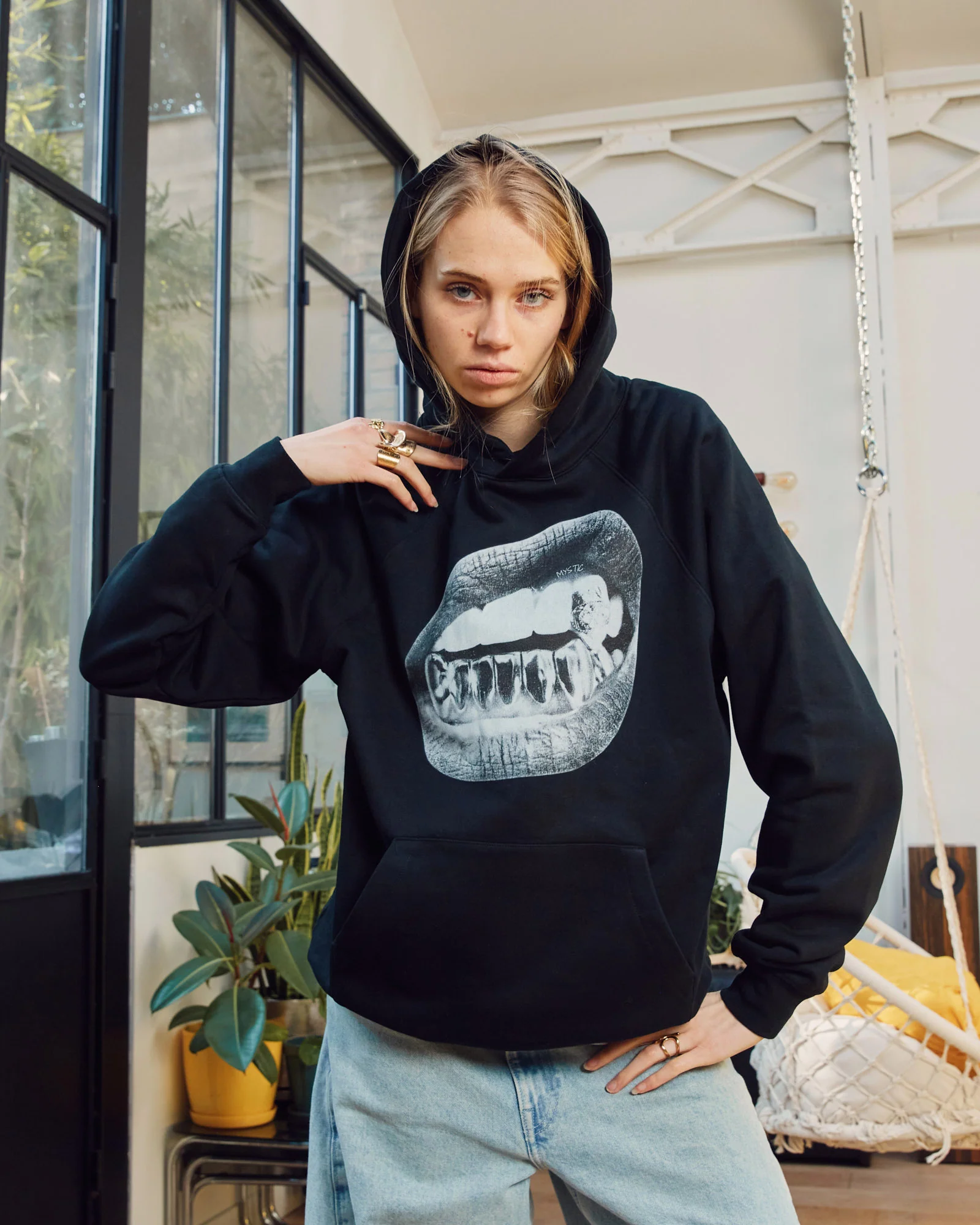 Silver Teeth Hoodie - Image 5