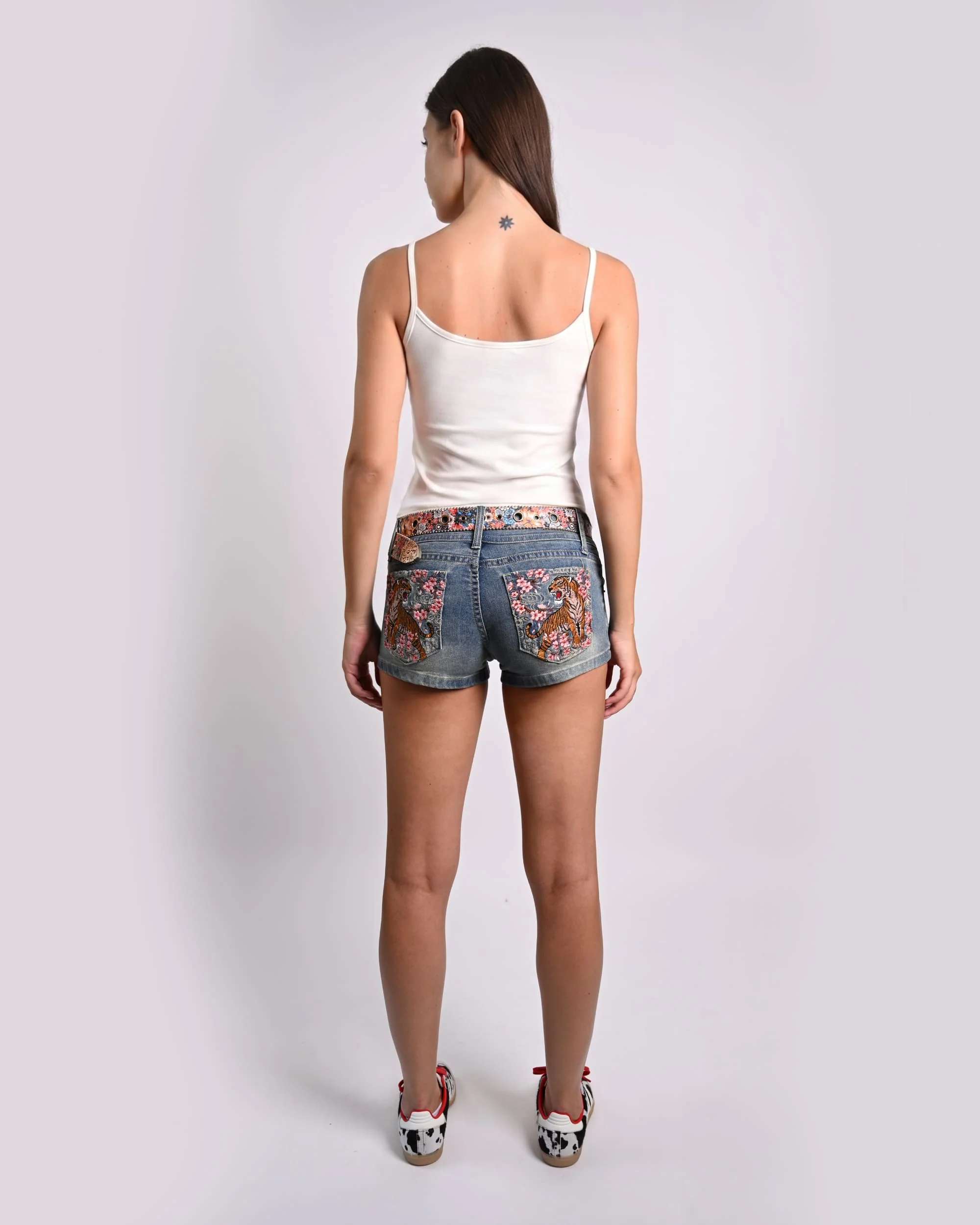 Tiger Blossom Mini Shorts - Image 6